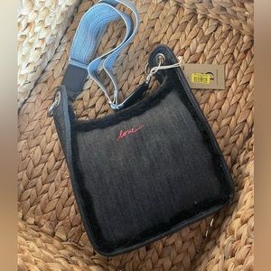 Ellen Degeneres Shoulder Bag - NWT - Never Used - Denim w/ Adjustable Strap